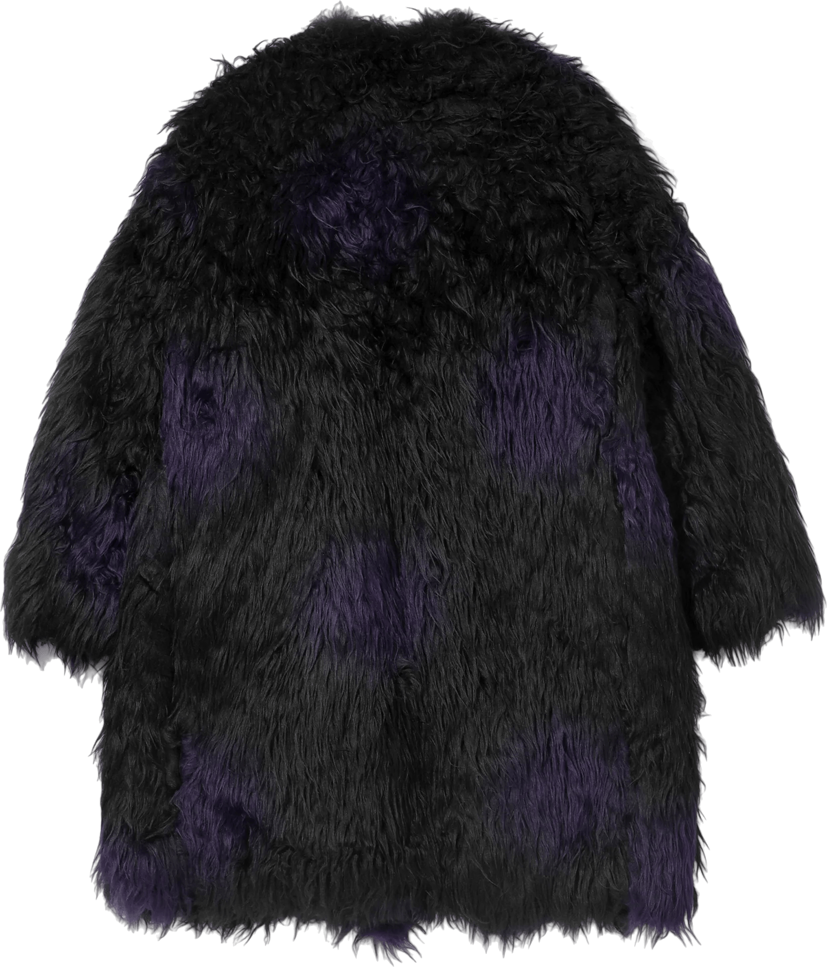 Gown Coat - Acrylic Fur / Blur Black - Bild 3