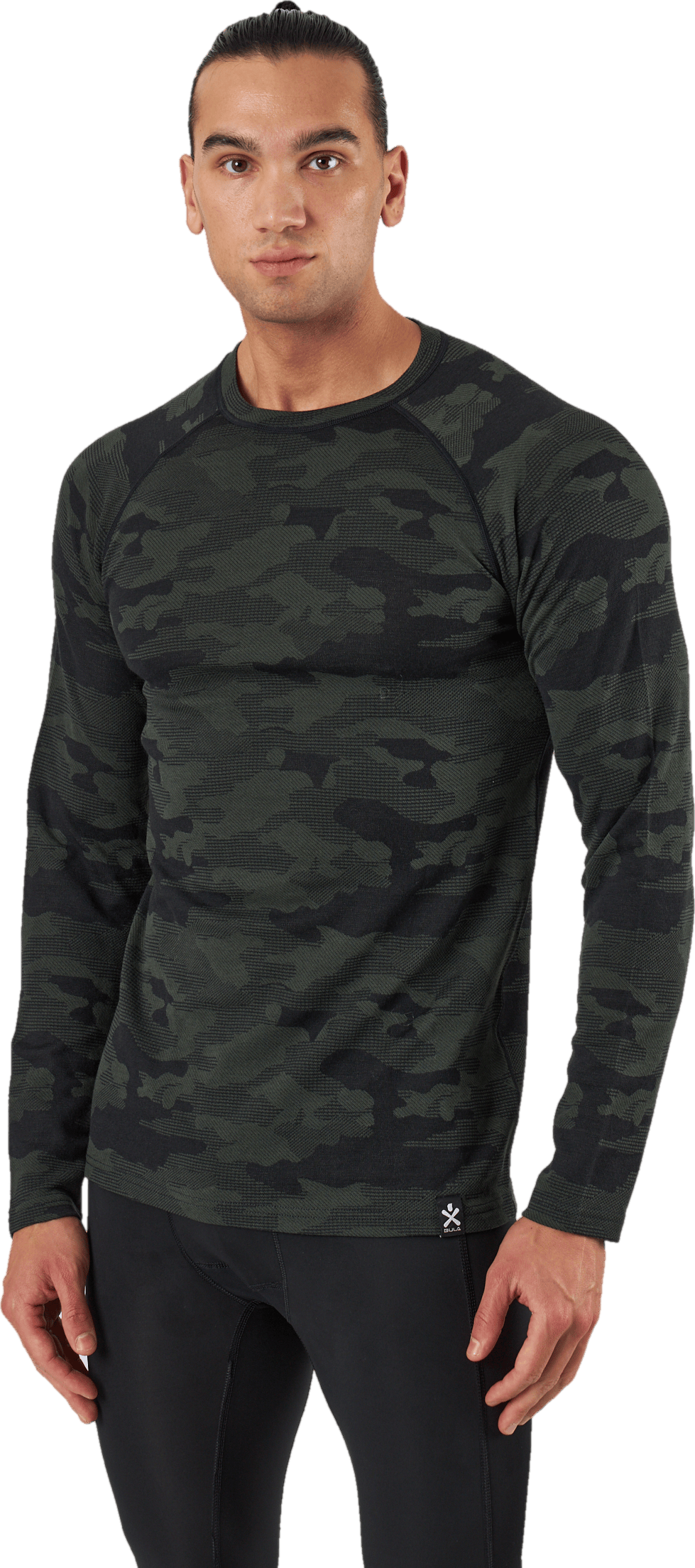 Camo Merino Wool Crew Dolive - Bild 4