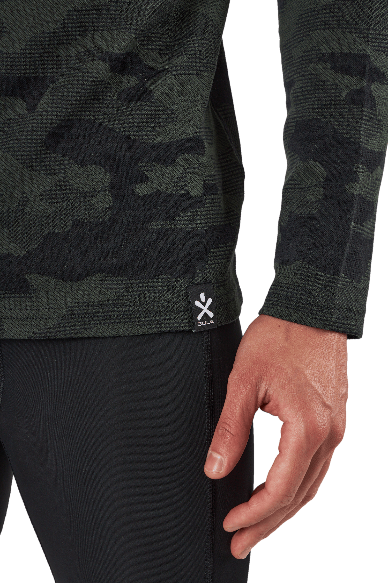 Camo Merino Wool Crew Dolive - Bild 5