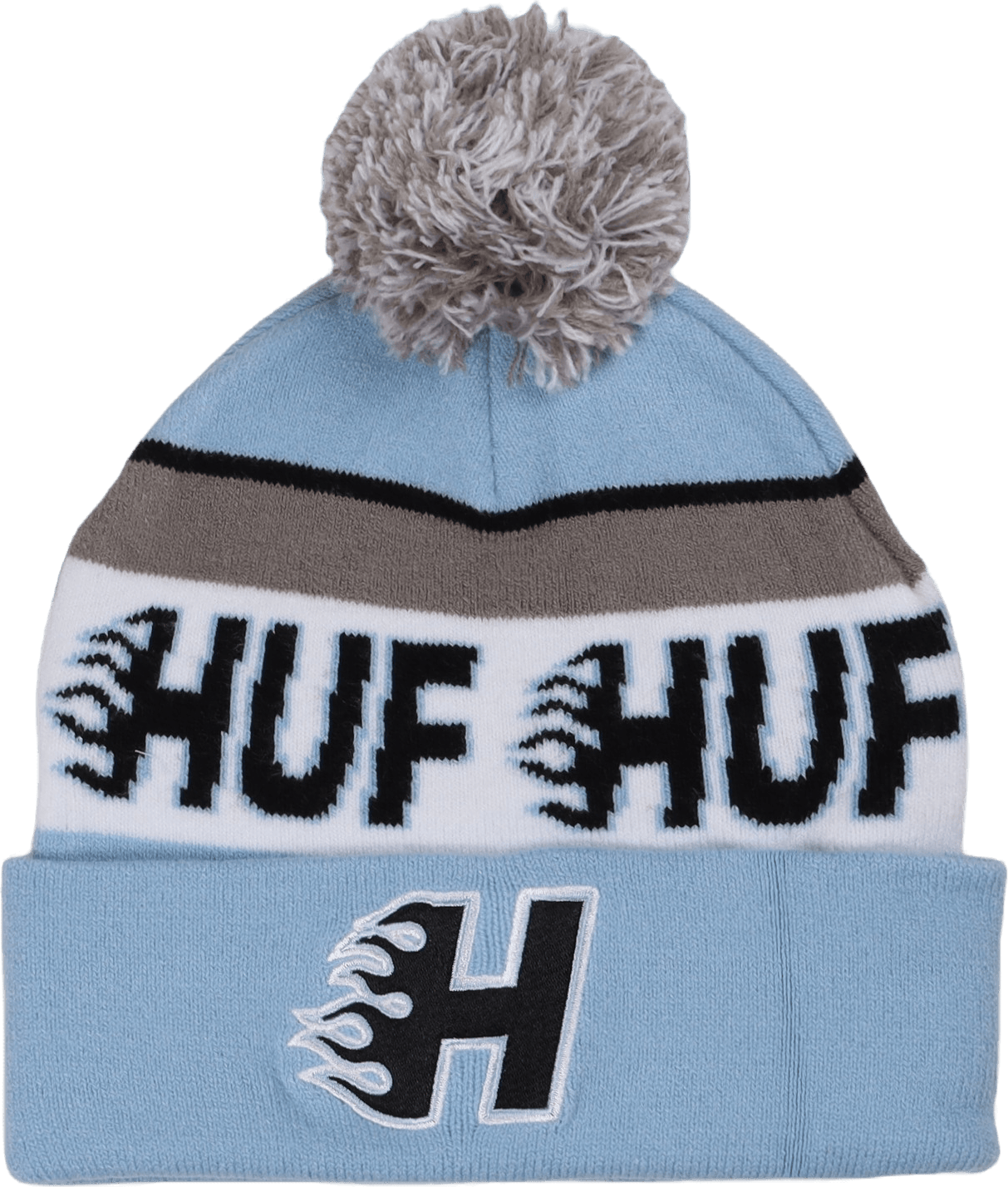 Enforcer Pom Beanie Lblue