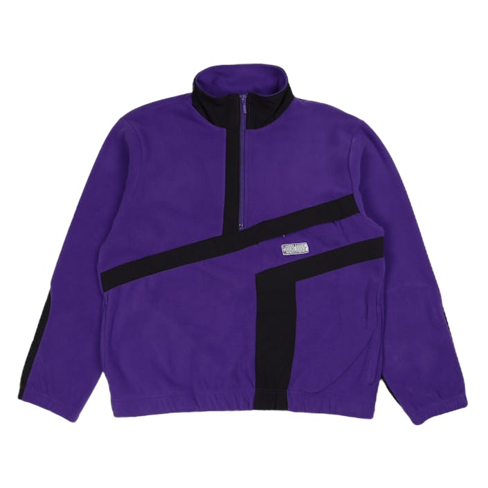 Range Quarter Zip Polar Fleece Purpl, Male, Aparelhos, jaquetas, Roxa, S