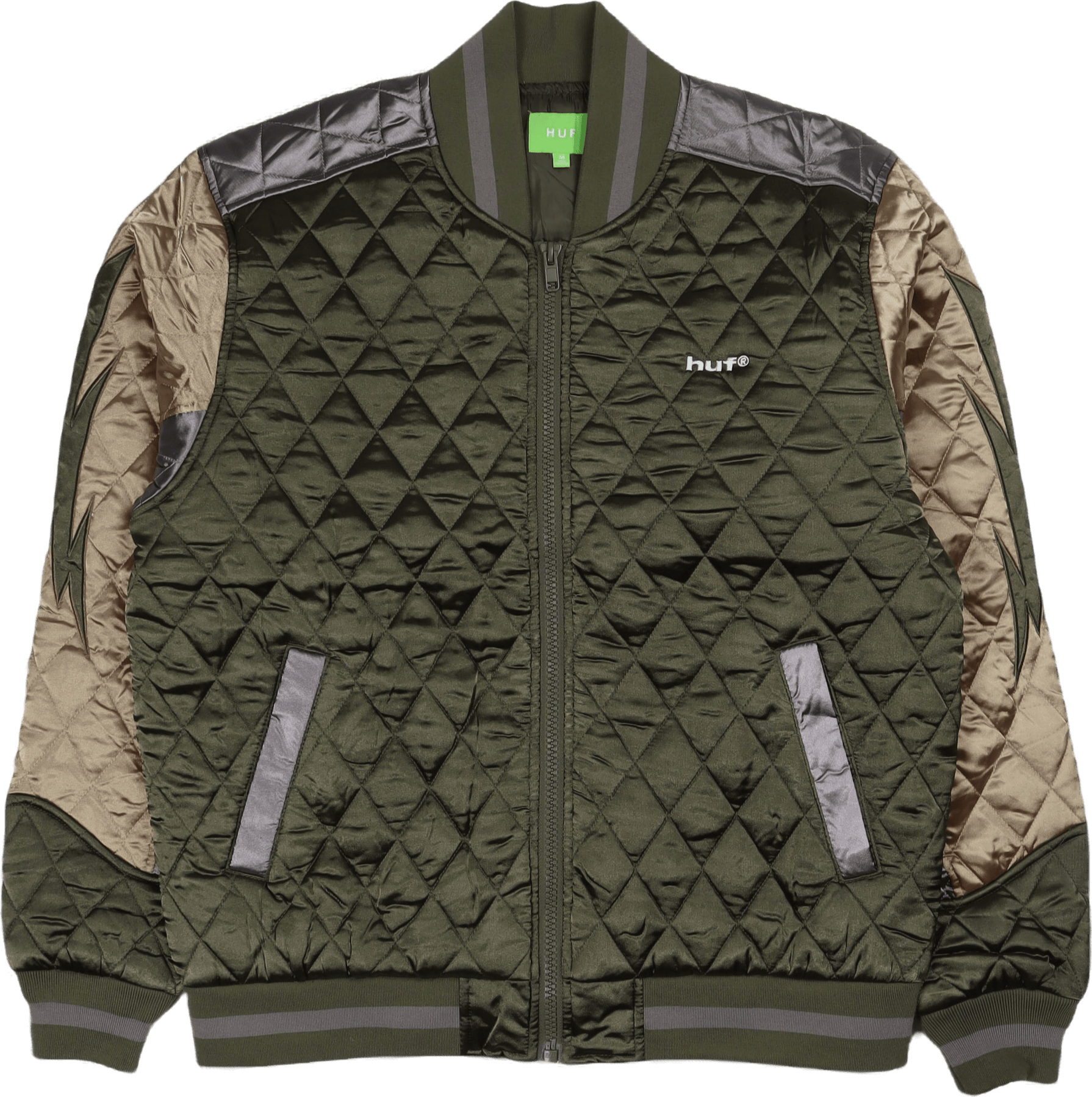 Lightining Bomber Jacket Olive