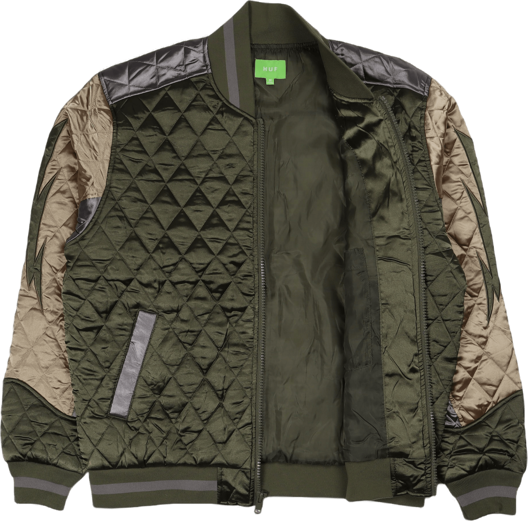 Lightining Bomber Jacket Olive - Bild 4