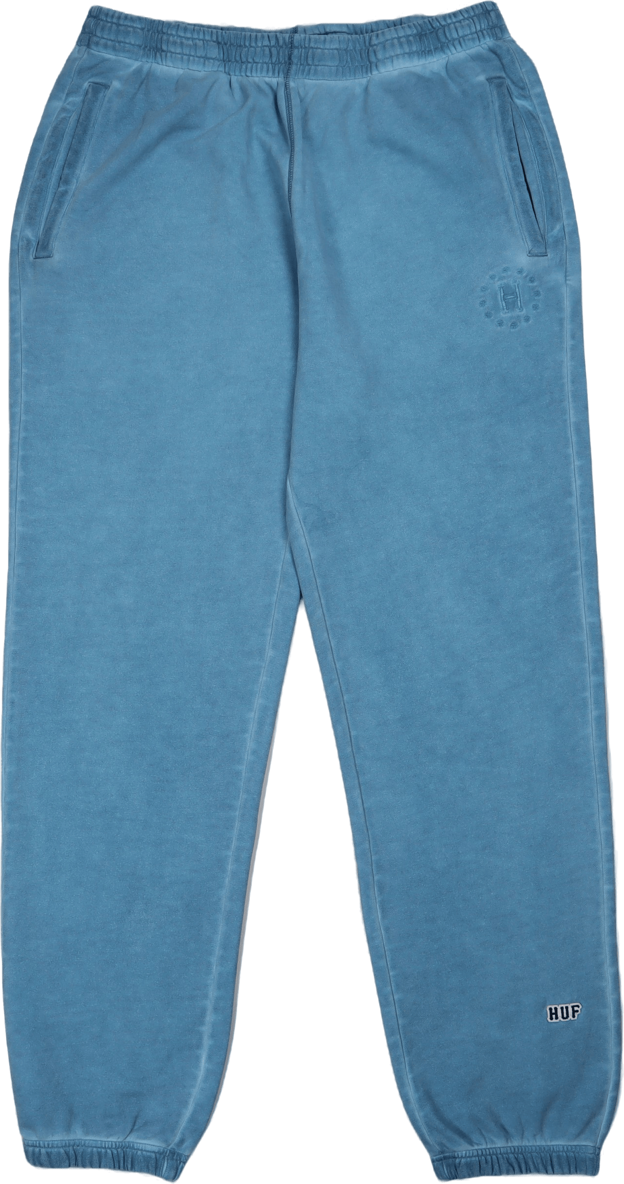 12 Galaxies Faded Fleece Pant Blue