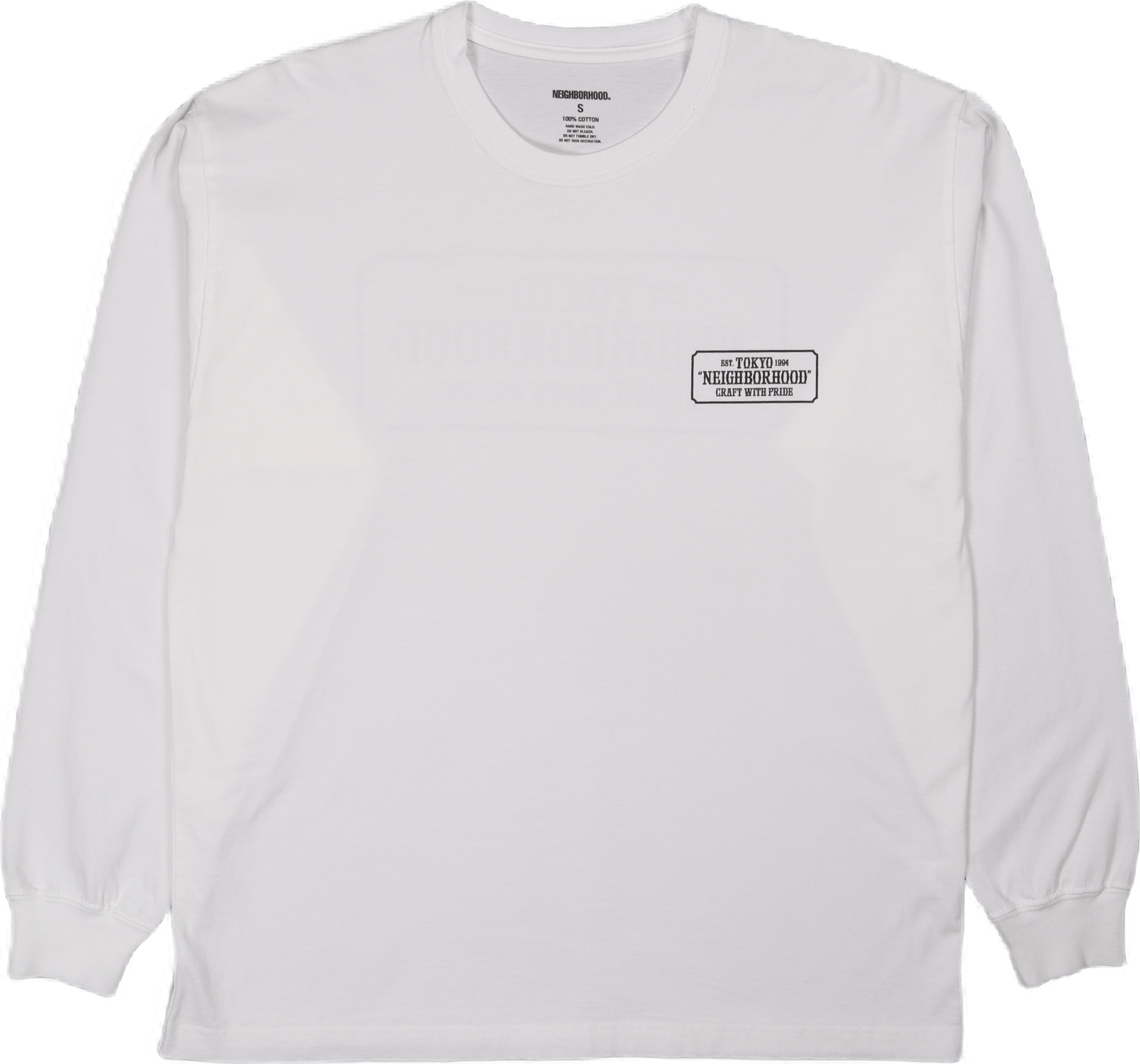 Nh-1 / C-tee . Ls White, Male, Vêtements, T-shirt, Blanc, XXL