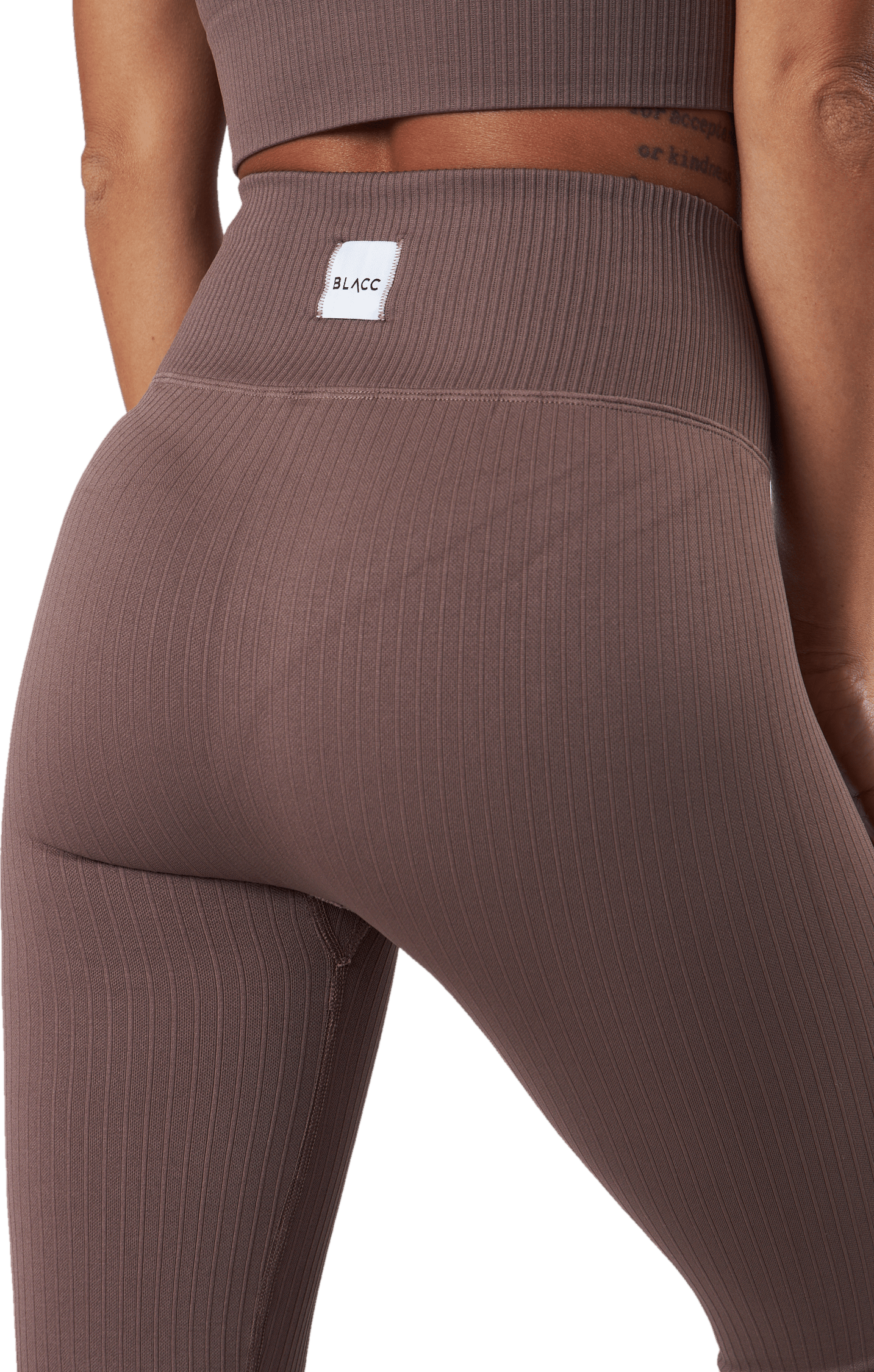 Rib Seamless Tights 2.0 Taupe - Bild 5
