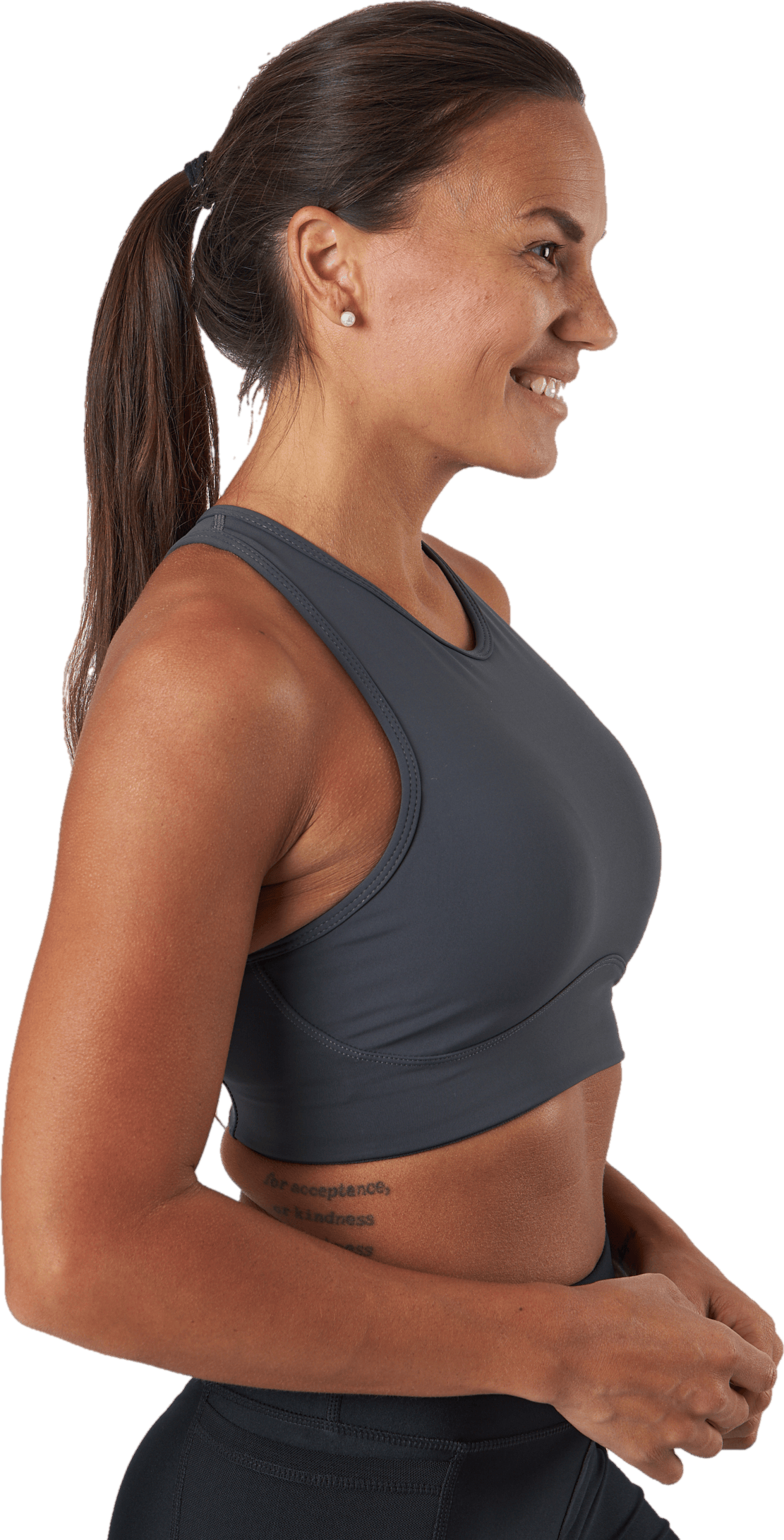 Fixed High Support Bra Black / Grey - Bild 2