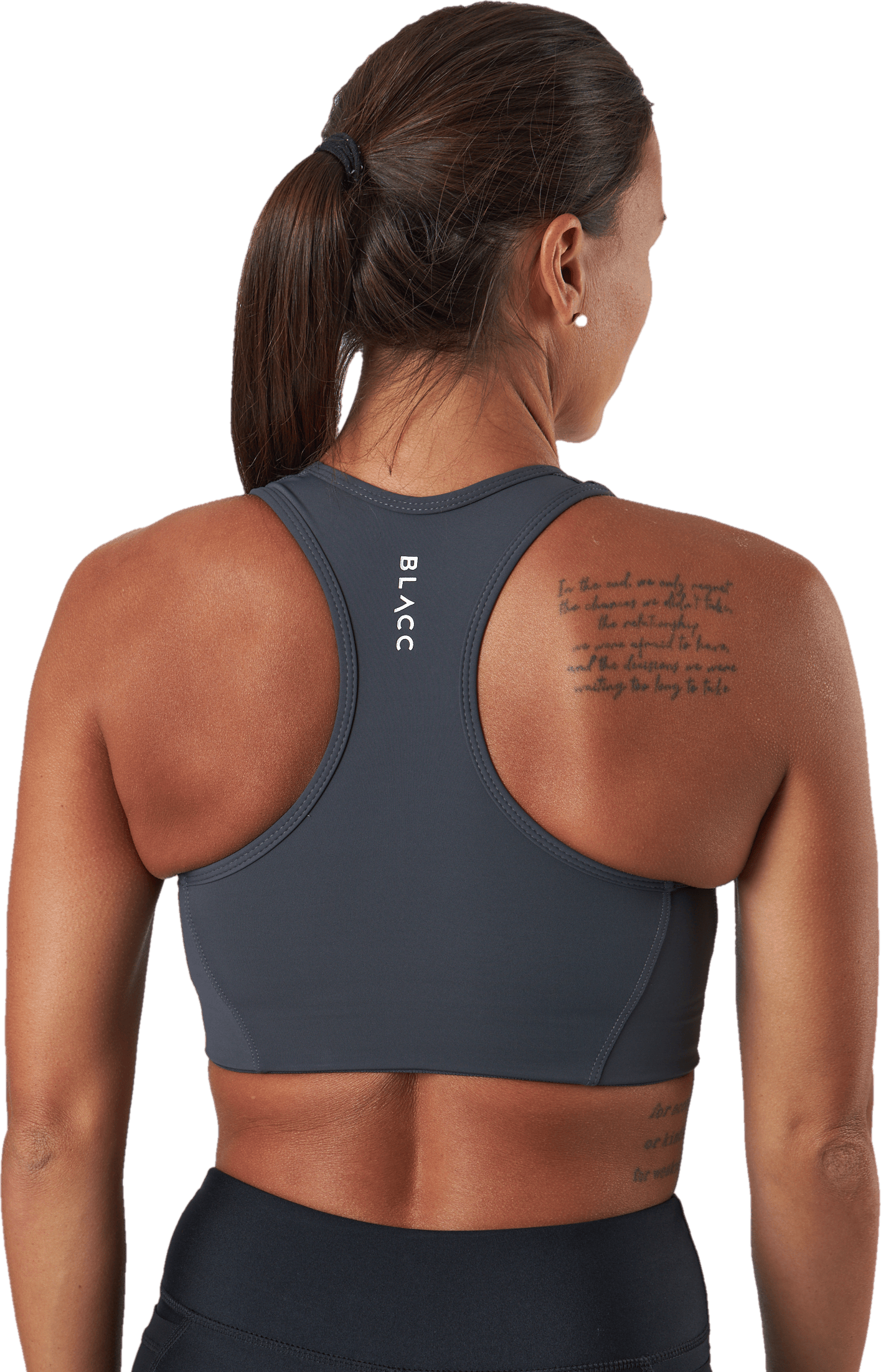 Fixed High Support Bra Black / Grey - Bild 3
