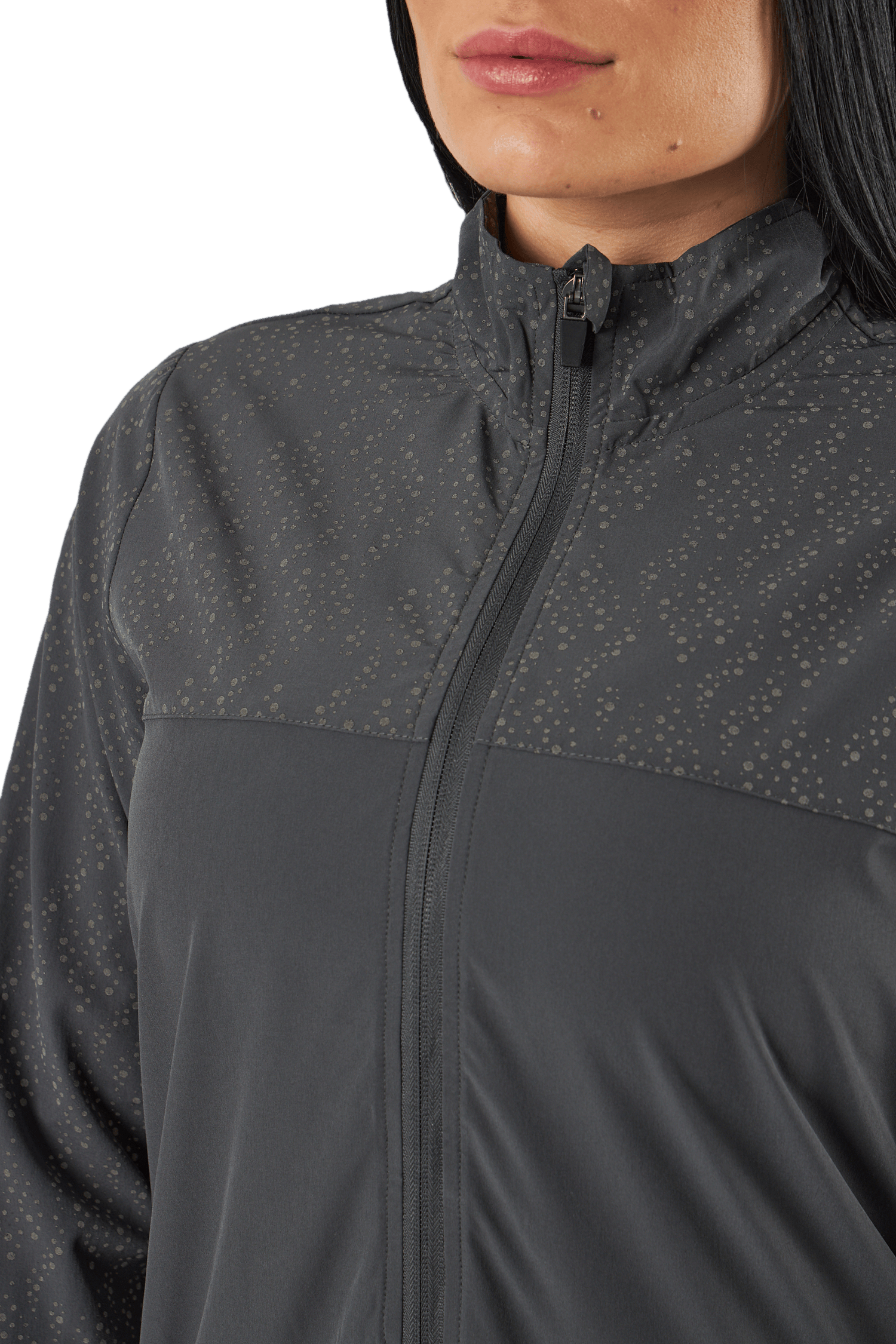 Run Reflective Jacket Black / Grey - Bild 4