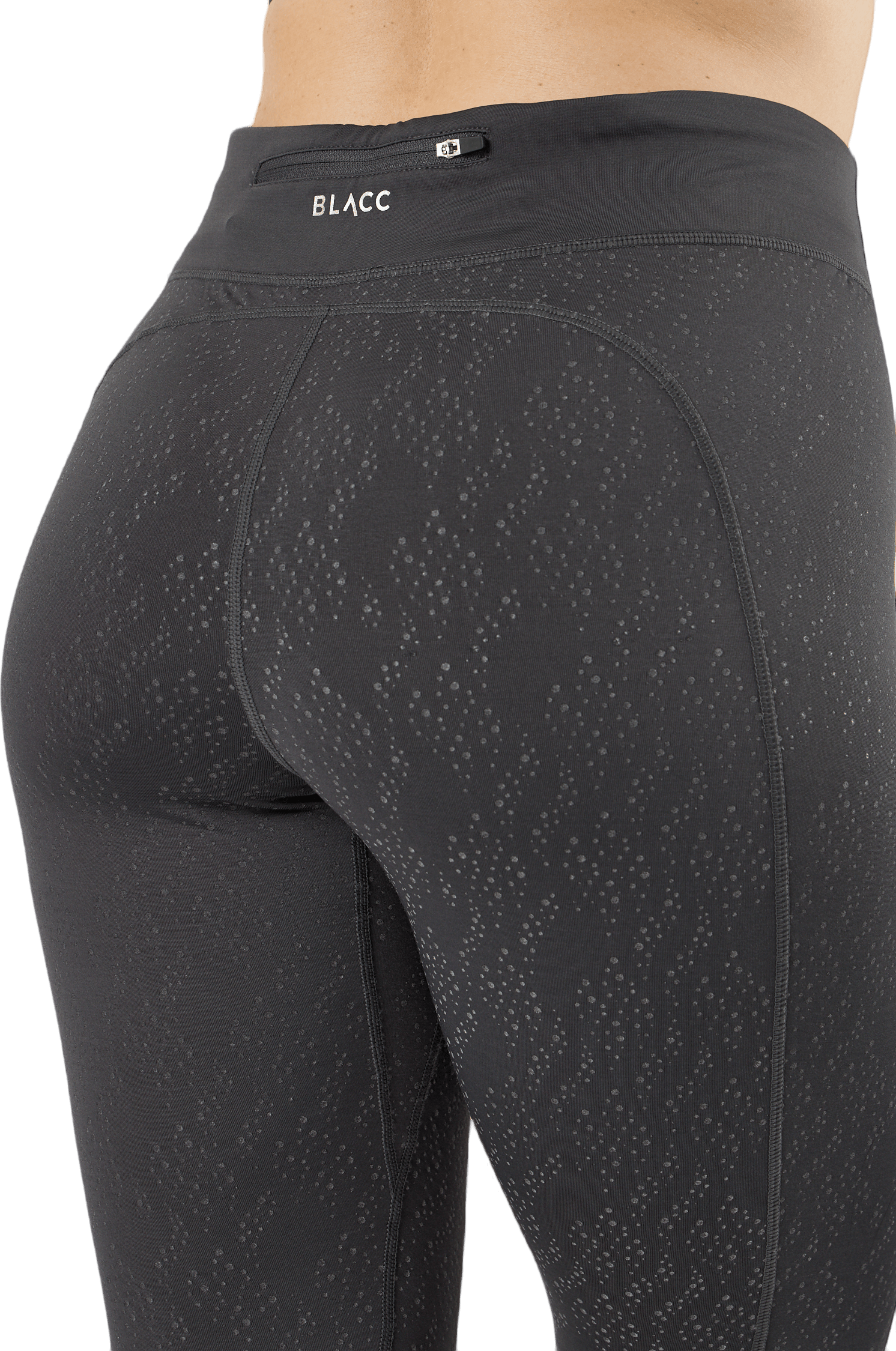 Run Reflective Tights Black/grey/silver - Bild 5