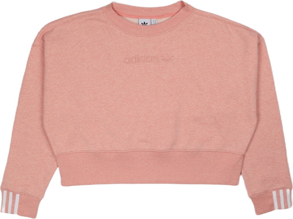 Coeeze Crop Sweatshirt Pink, Female, Kläder, hoodies och sweatshirts, Rosa, 40