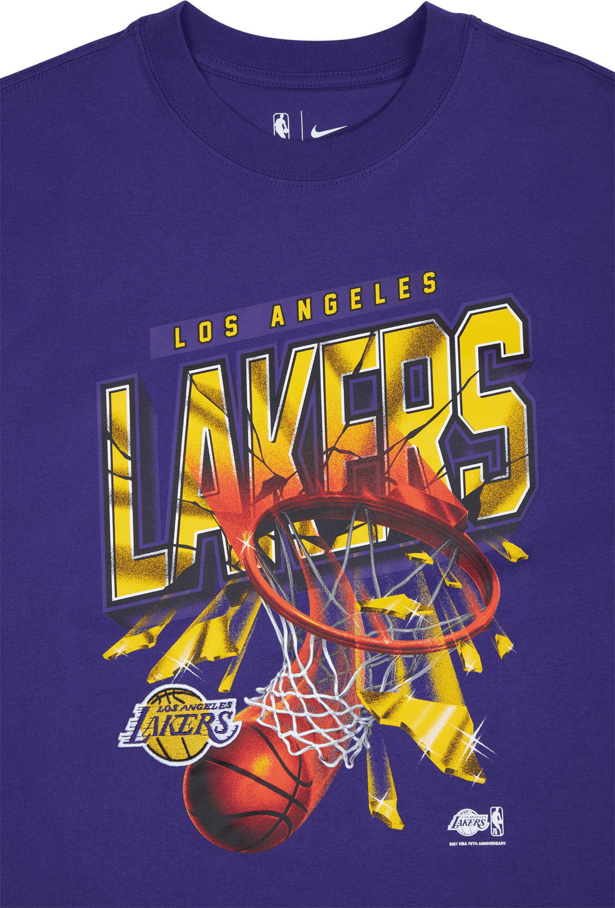 Lakers Courtside Shattrd Ss Tee - Bild 3