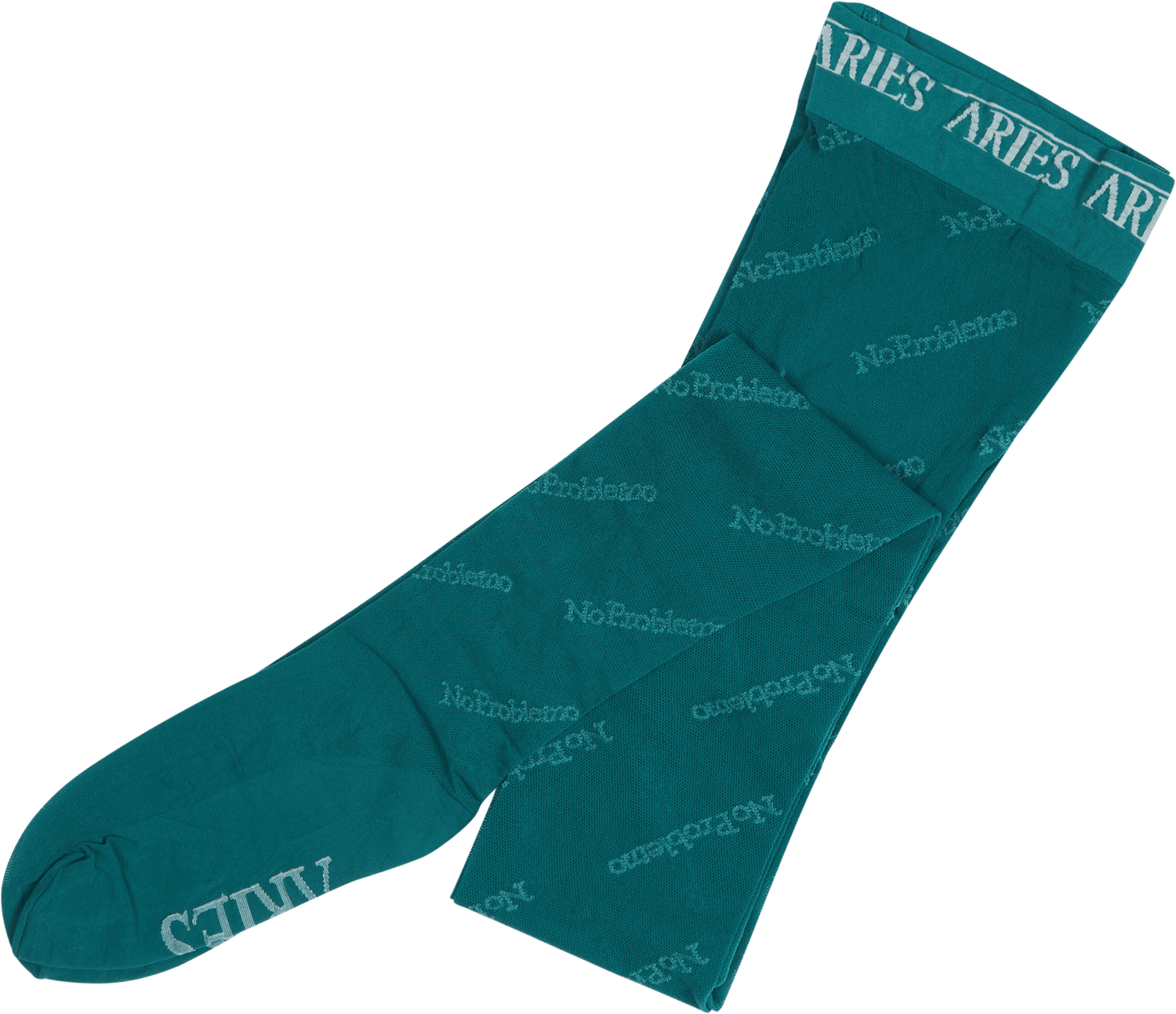 No Problemo Logo Tights Bottle Green