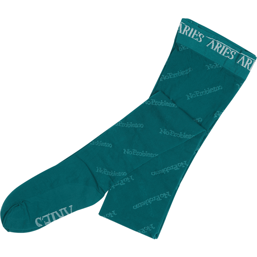 No Problemo Logo Tights Bottle Green