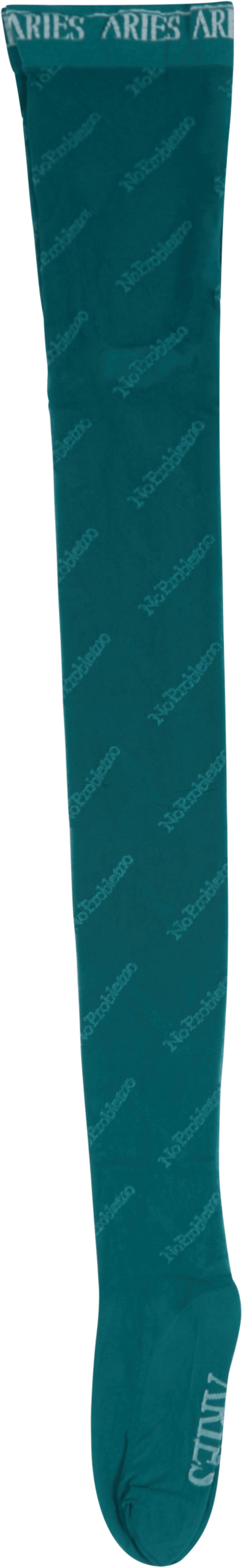 No Problemo Logo Tights Bottle Green - Bild 3