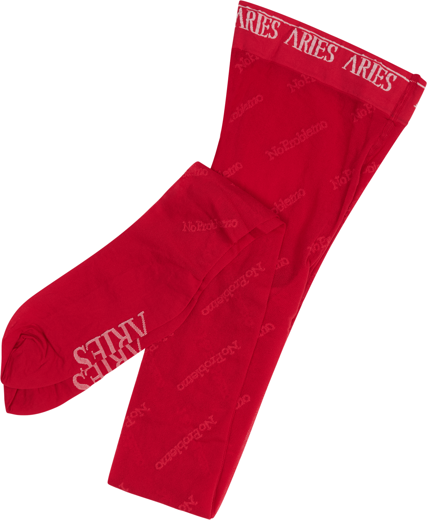 No Problemo Logo Tights Red