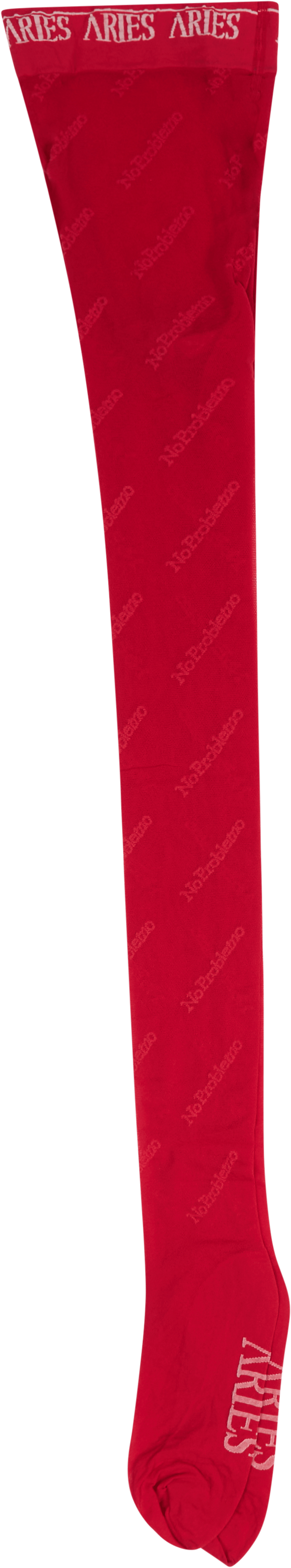 No Problemo Logo Tights Red - Bild 3