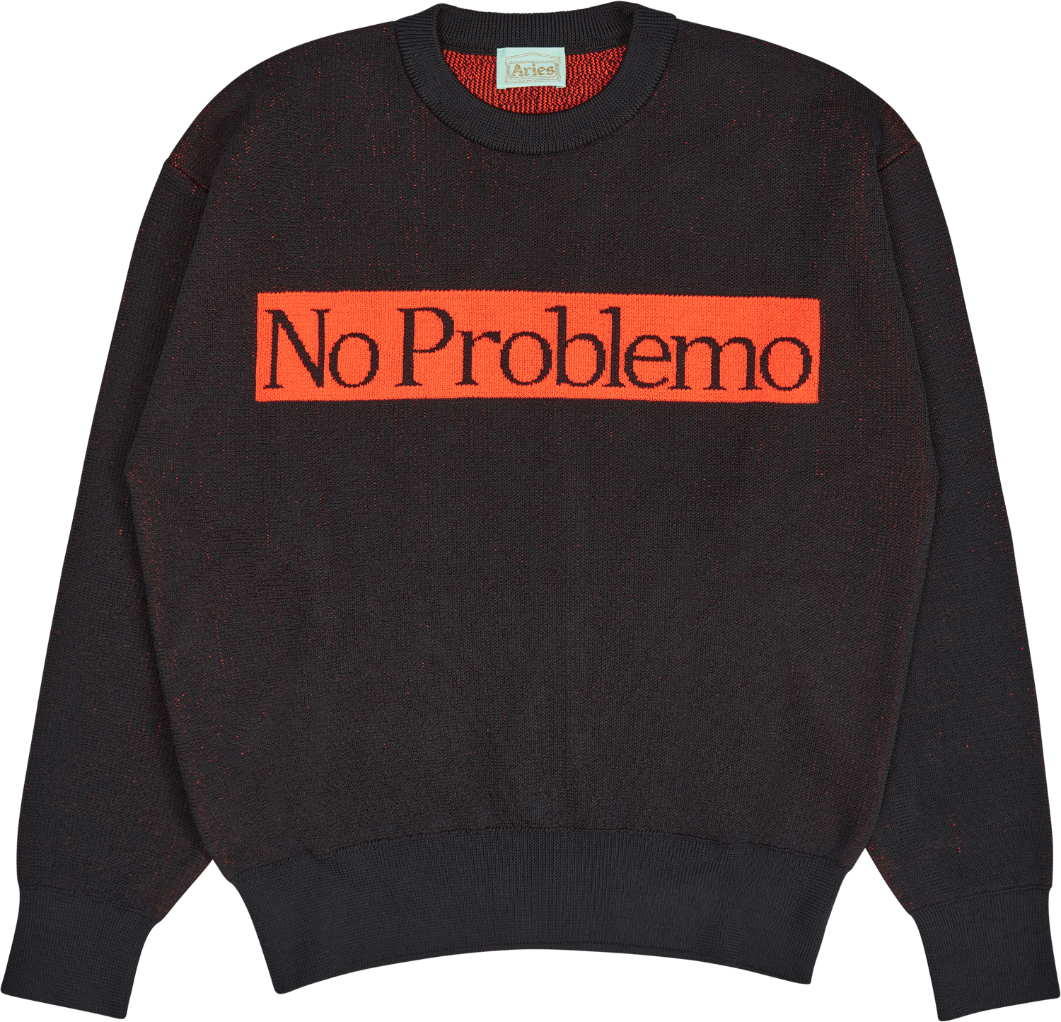 Recycled Problemo Knit Black, Unisex, Vêtements, Tops, Noir, XL