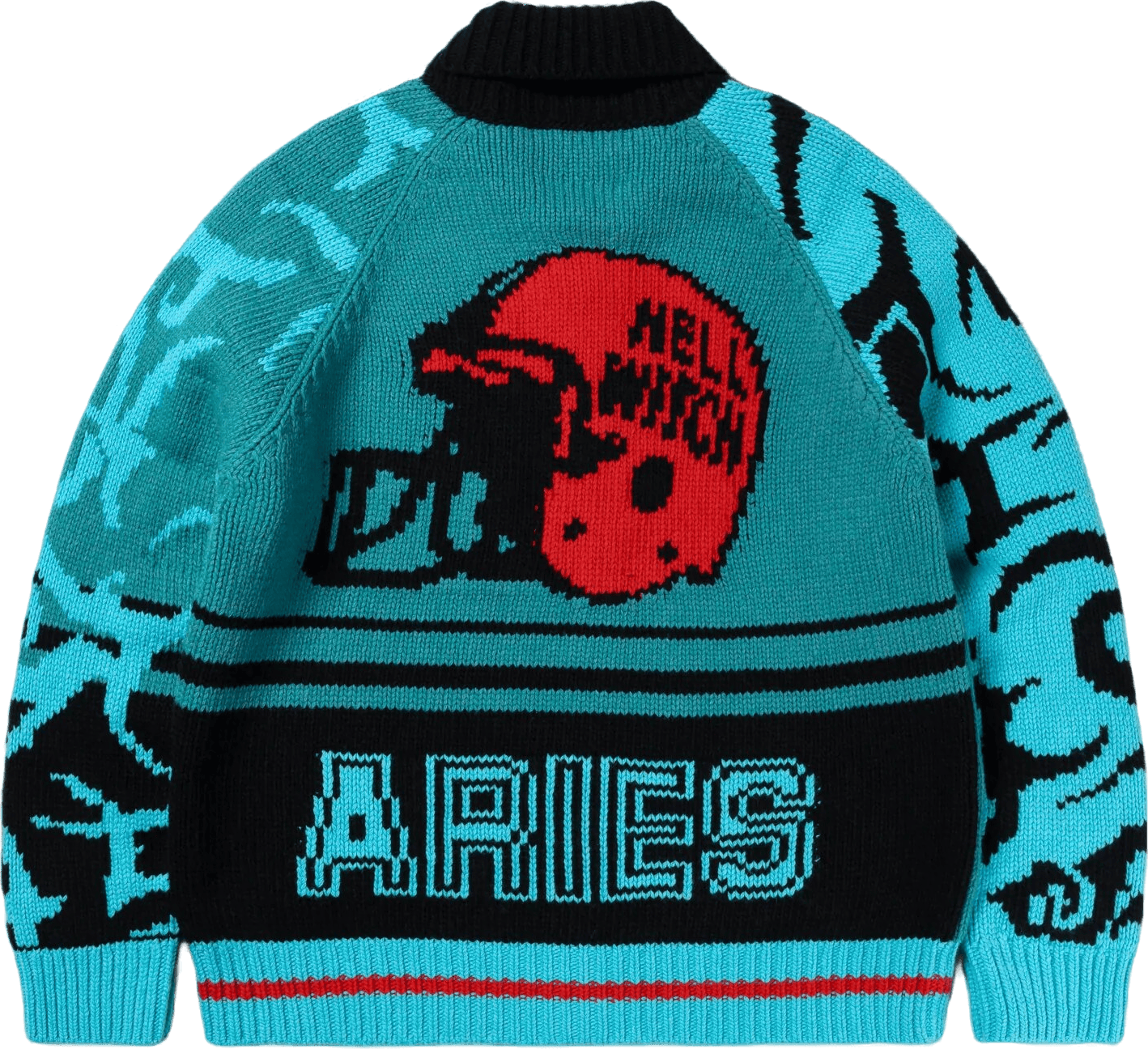 Varsity Zip Thru Knit Multi - Bild 2