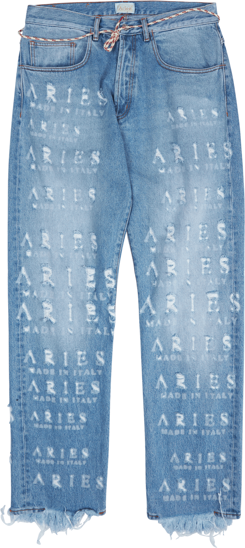 Destroyed Batten Jean Blue