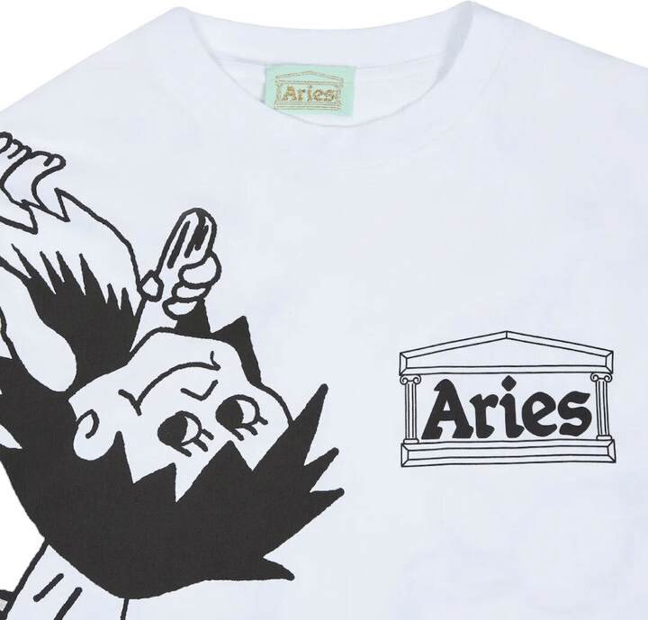 Graphic Mashup Ls Tee White - Bild 4