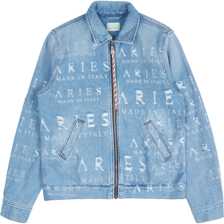 Destroyed Jean Jacket Blue