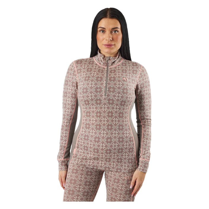 Rose H/z Taupe, Female, Kleding, basis lagen, Alpine sporten, Beige, XL