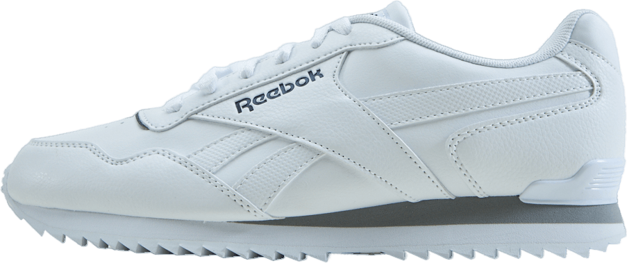 Reebok Royal Glide Ripple Clip Ftwwht/vecnav/pugry4, Male, Shoes, Running shoes, Running, White, EU 44
