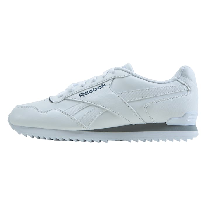 Reebok Royal Glide Ripple Clip Ftwwht/vecnav/pugry4, Male, Shoes, Running shoes, Running, White, EU 44