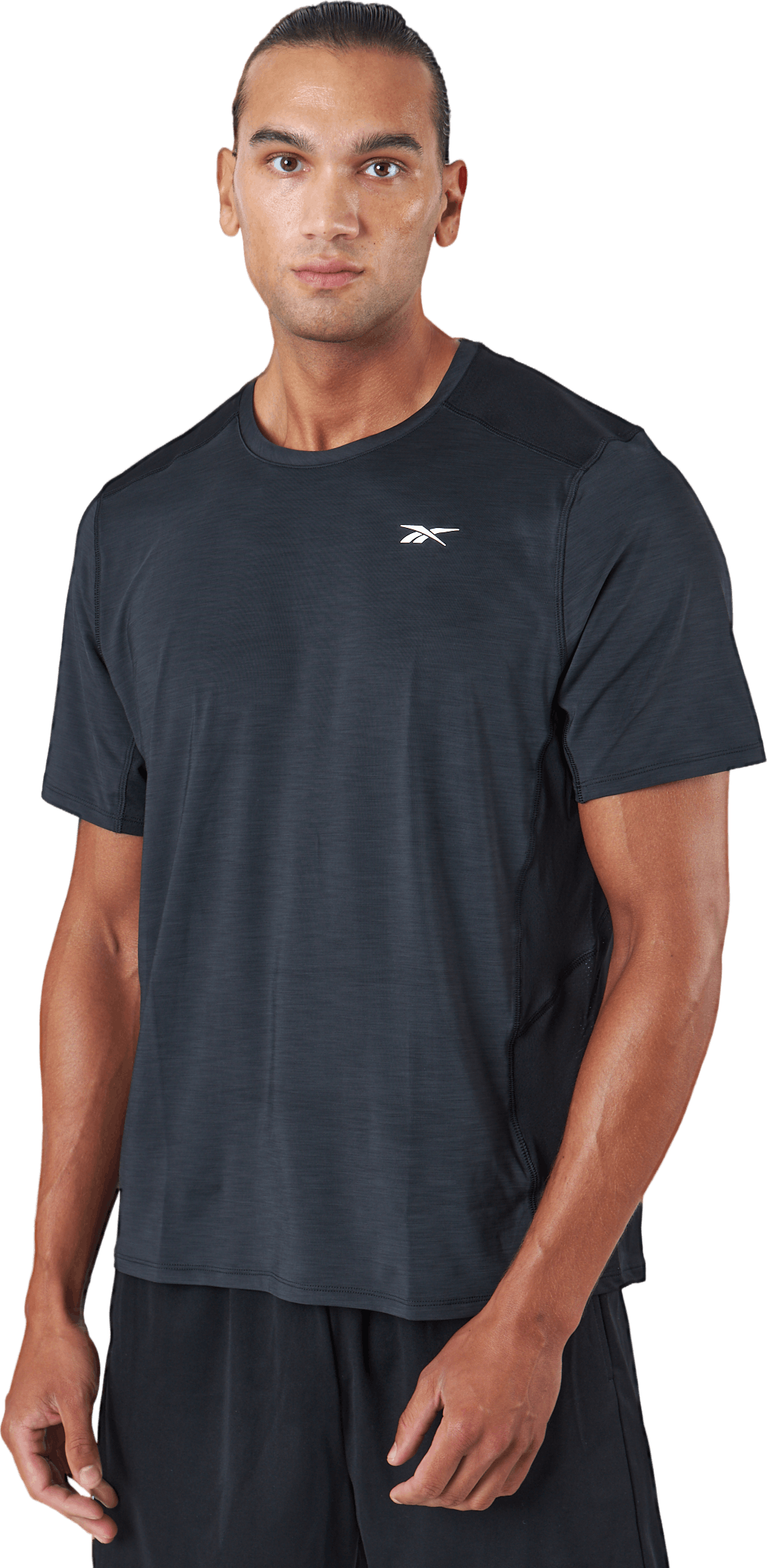 Ts Ac Solid Athlete Tee Black, Male, Kleding, T-shirt, Training, Zwart, L