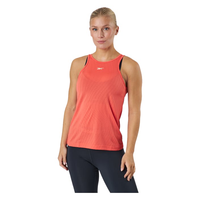 Ubf Perforated Tank Smorfl, Female, Apparels, Tops, Workout, Red, M