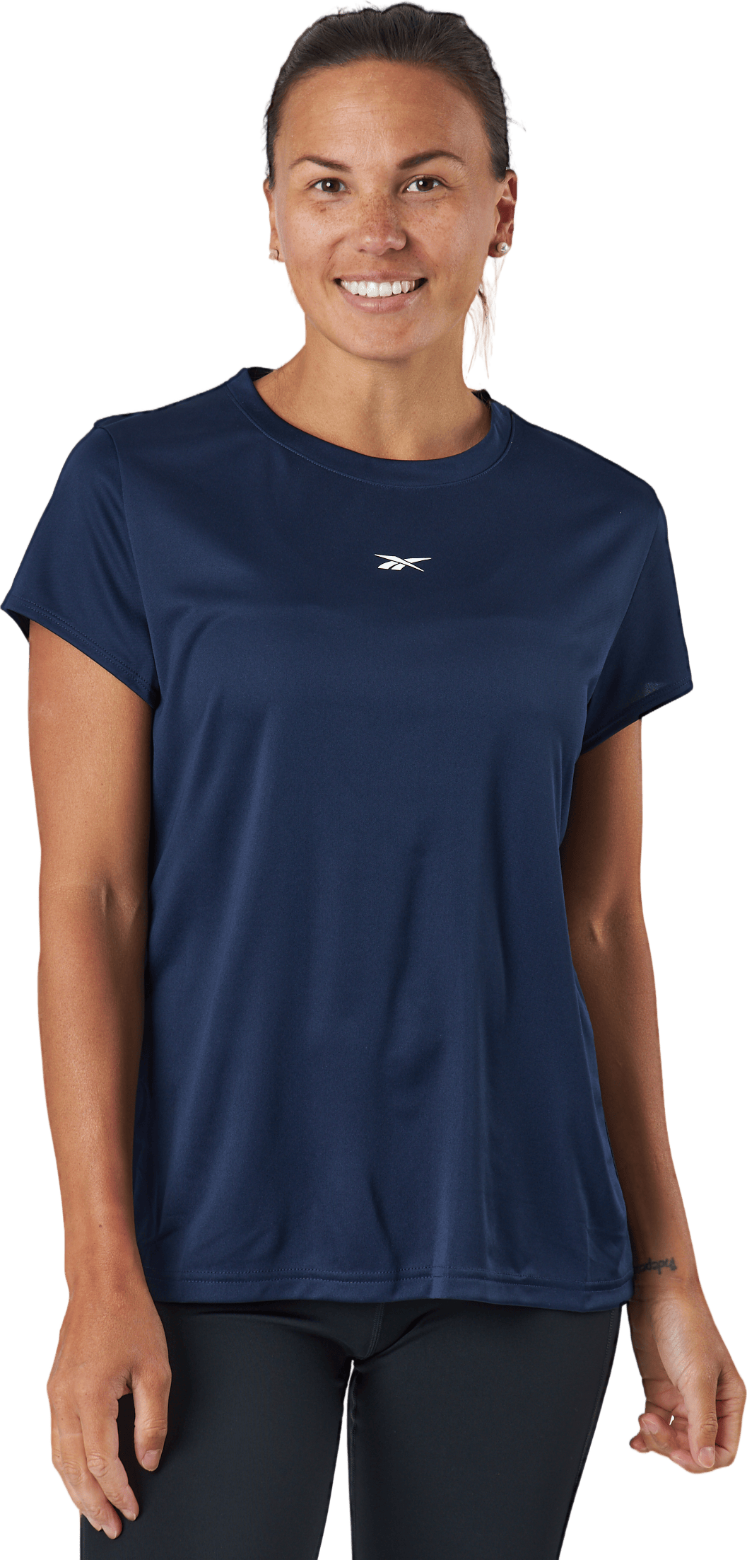Wor Commercial Poly Tee Vecnav, Female, Apparels, T-shirt, Workout, Blue, L