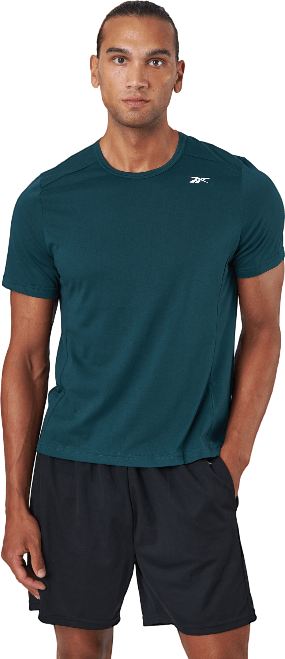 Ts Speedwick Athlete Tee Forgrn, Male, Odevy, Tričko, Posilovať, Modrá, M