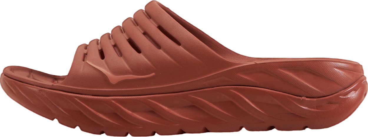 U Ora Recovery Slide Baked Clay / Sun Baked, Female, Skor, Sandaler och Tofflor, Röd, EU 42 2/3