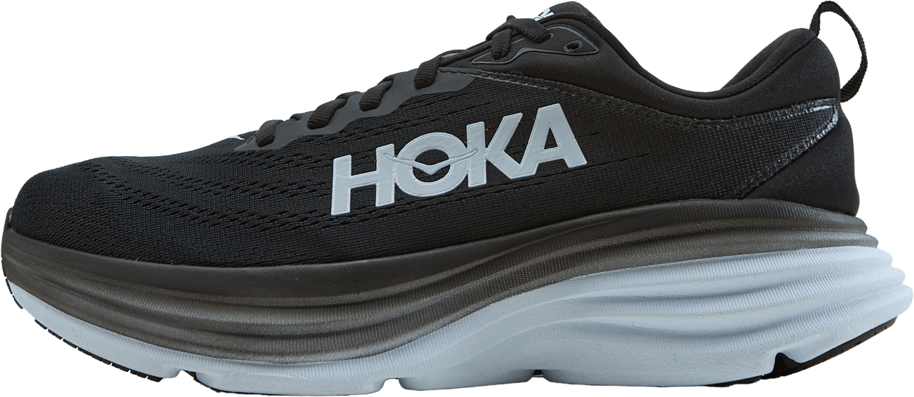 W Bondi 8 Wide Black / White, Female, Scarpe, Scarpe da corsa, In esecuzione, Nero, EU 39 1/3