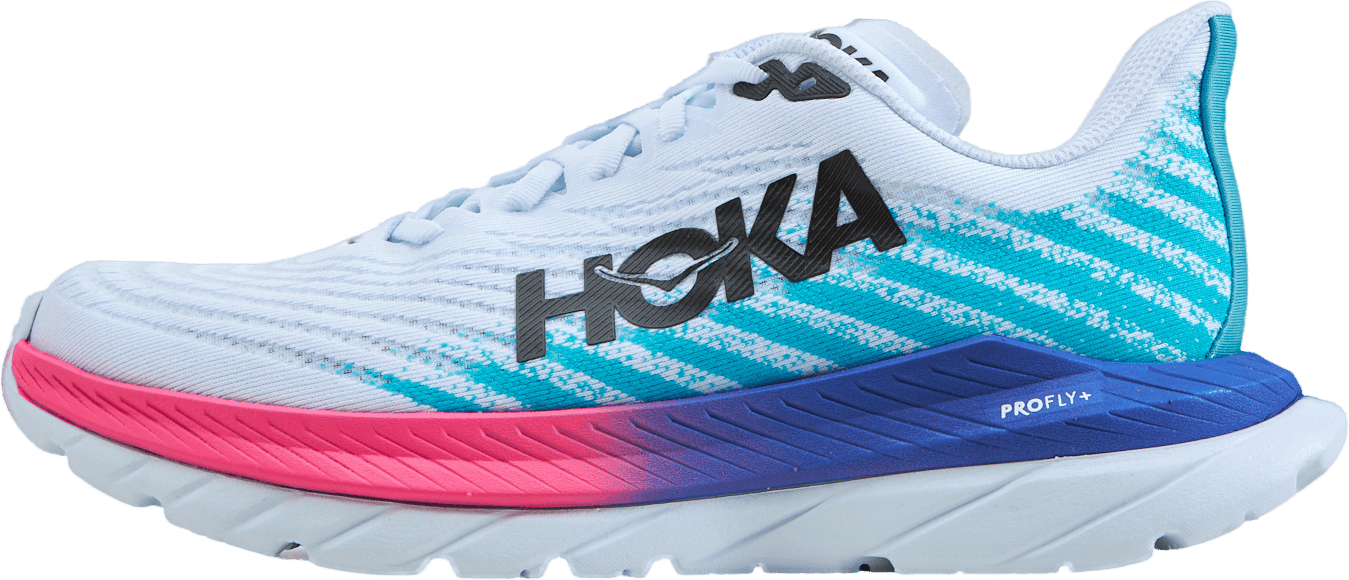 W Mach 5 White / Scuba Blue, Female, Scarpe, Scarpe da corsa, In esecuzione, Blu, EU 42