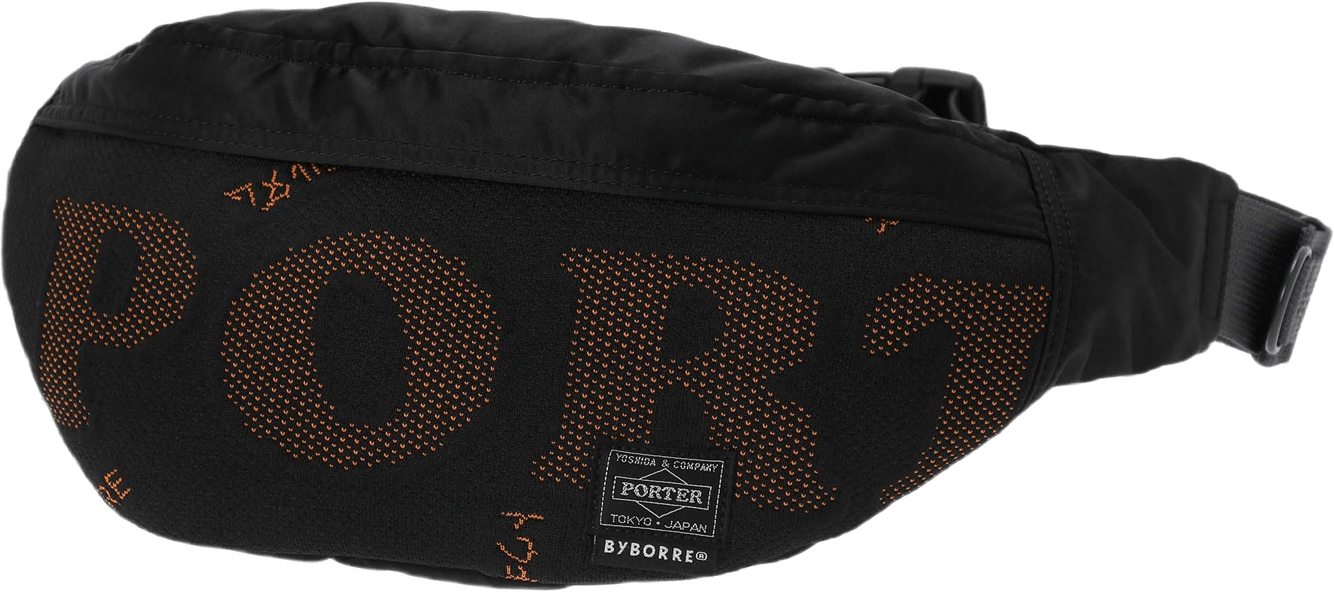 Byborre X Porter Waist Bag Black, Unisex, Ekwipunek, torby i plecaki, Czarny, ONESIZE