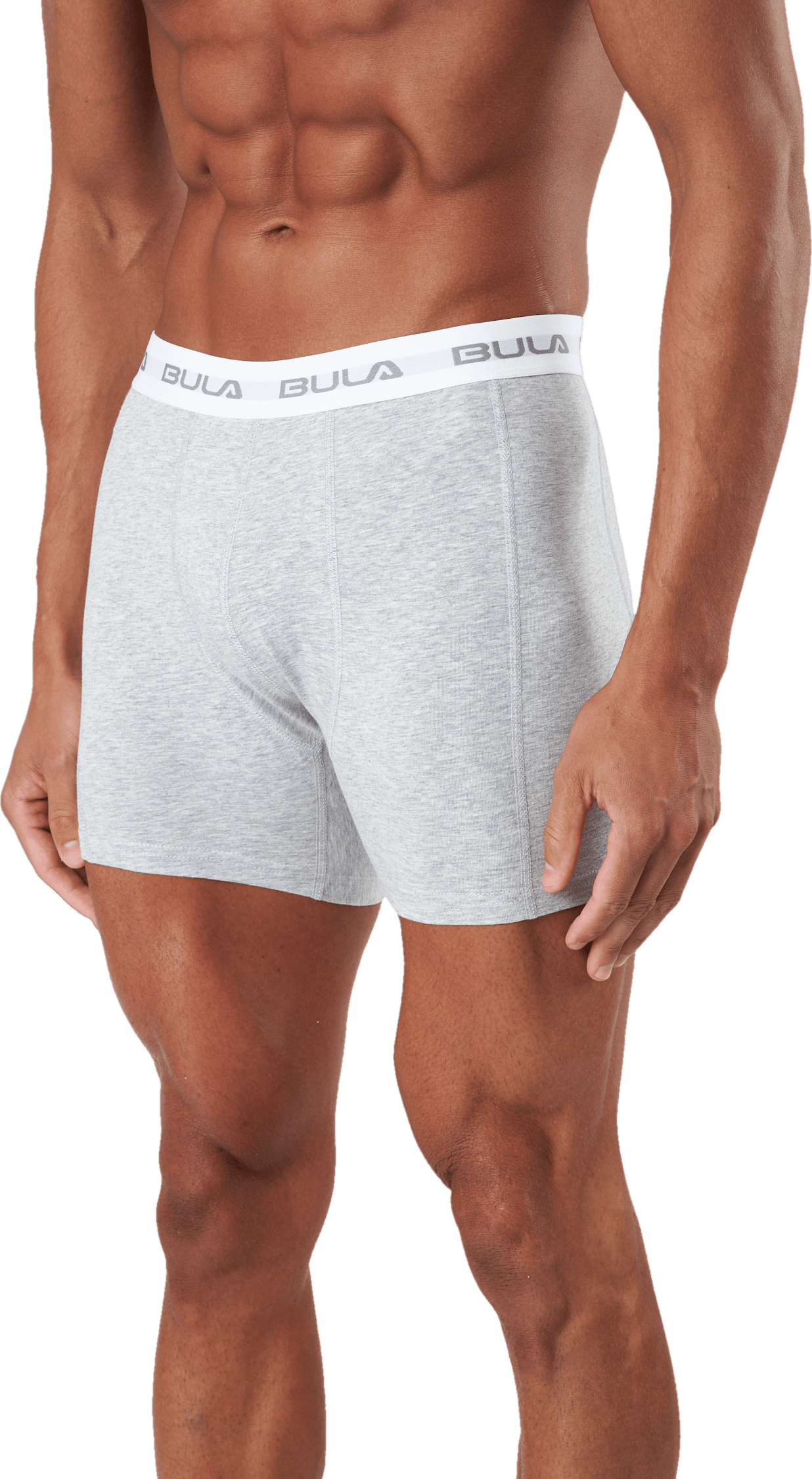 2 Pk Bula Boxer, Web Grey - Bild 2