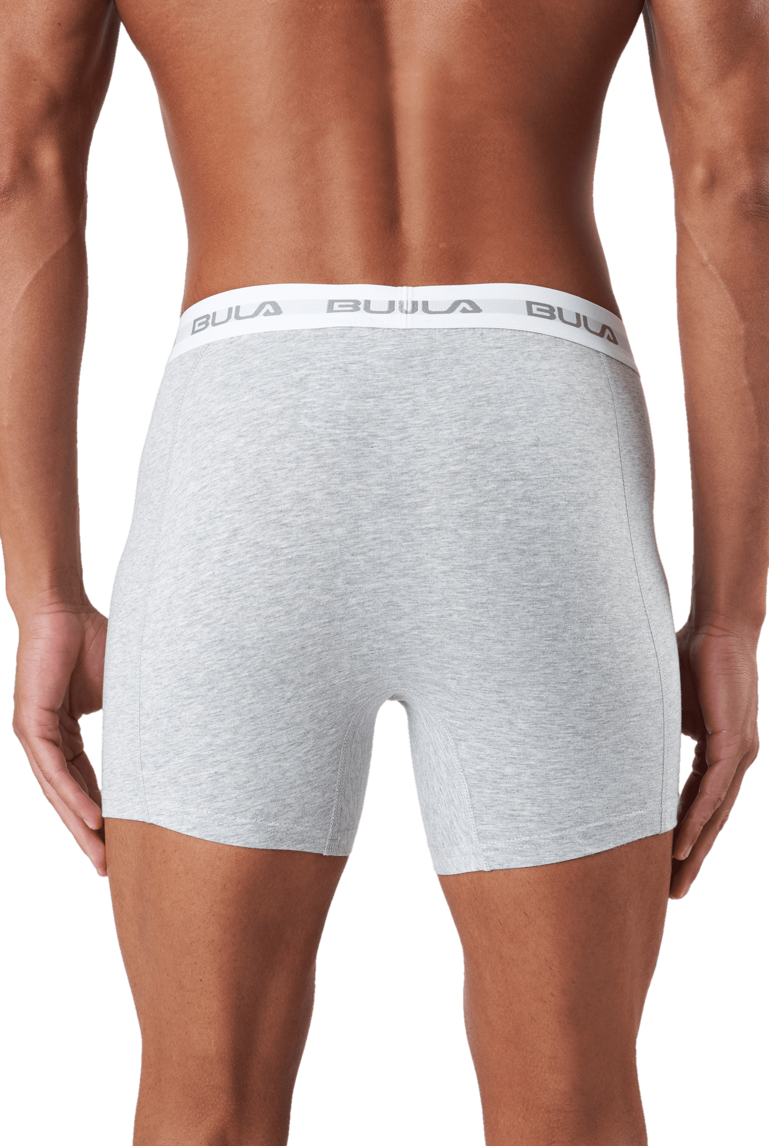 2 Pk Bula Boxer, Web Grey - Bild 3
