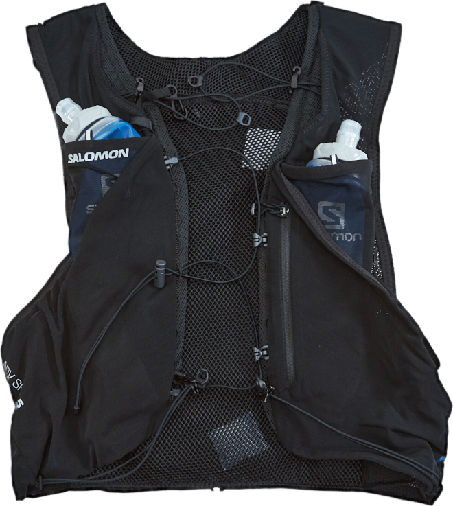 Adv Skin 5 With Flasks Black/ebony, Male, Equipment, bags & backpacks, Running, Black, L