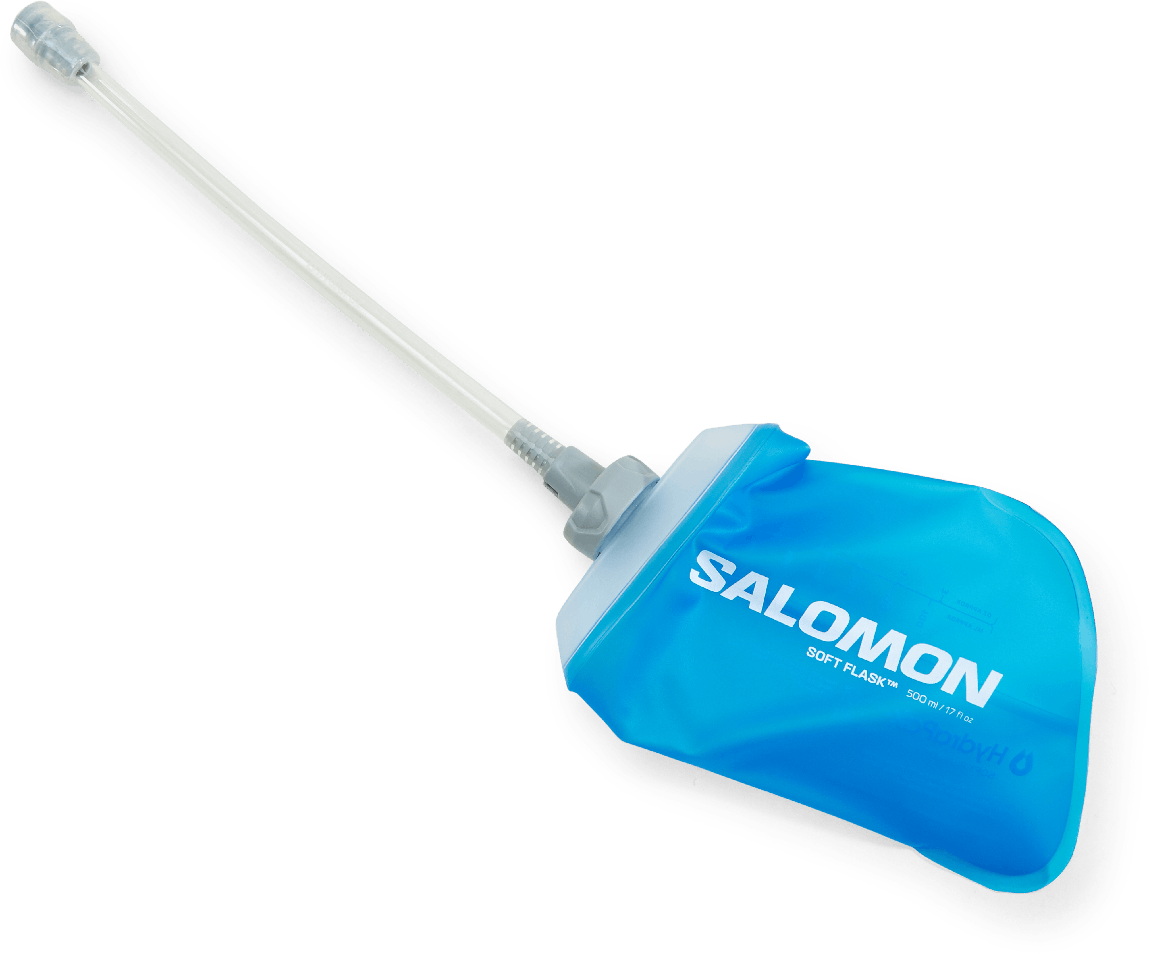 Softflask 500/17 Straw 28 Clear Blue, Unisex, Utrustning, flaskor och flaskor, Löpning, ONESIZE