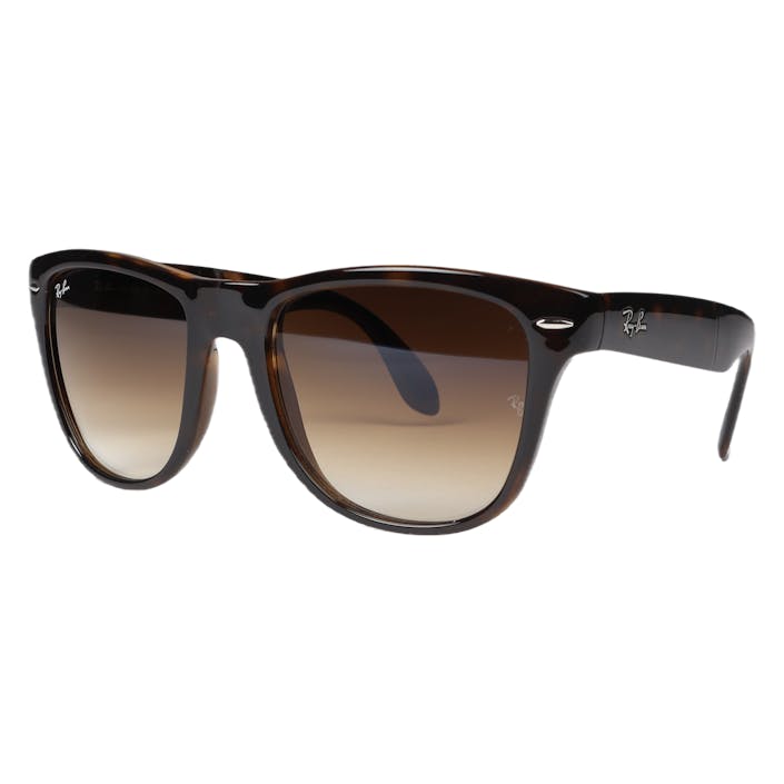 Folding Wayfarer 710/5154 Clear Gradient Brown, Unisex, Ekwipunek, Okulary słoneczne, Brązowy, ONESIZE