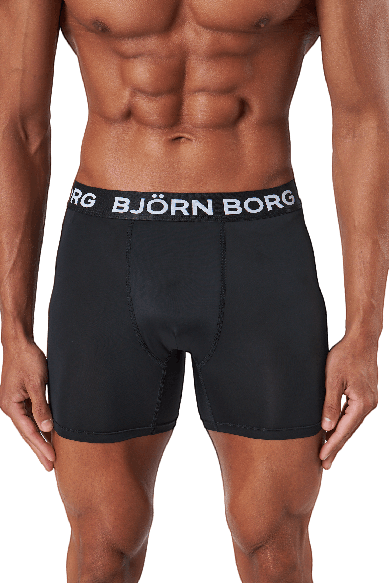 Performance Boxer 2p Multipack 1, Male, Apparels, Underwear, Running, Black, XXL