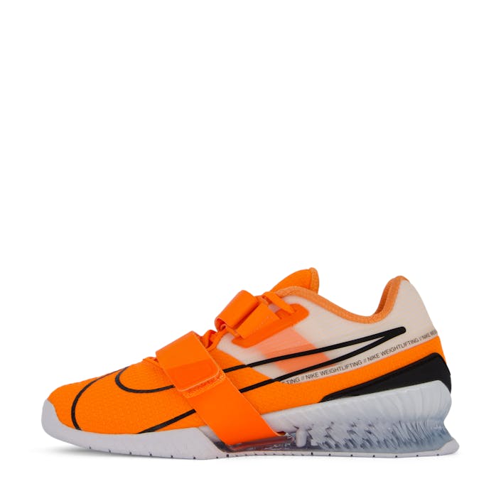 Romaleos 4 Orange/black-white, Unisex, Buty, Buty treningowe, Pomarańczowy, EU 43