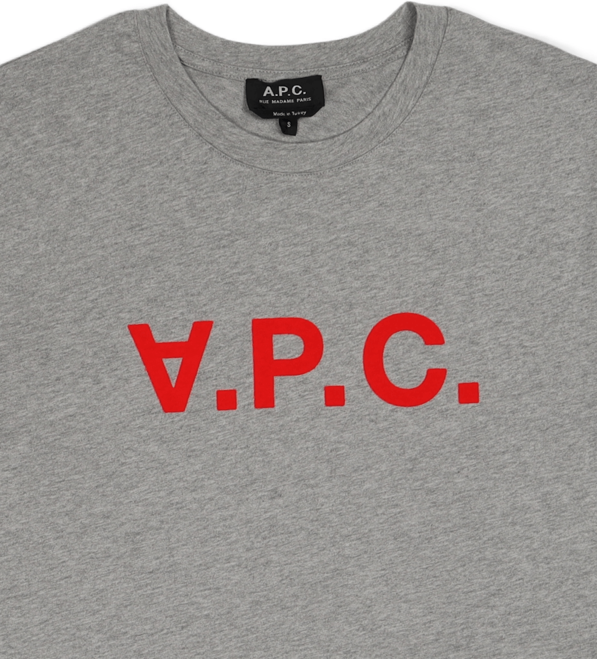 T-shirt Vpc H Neon Rouge Gris Clair Chine