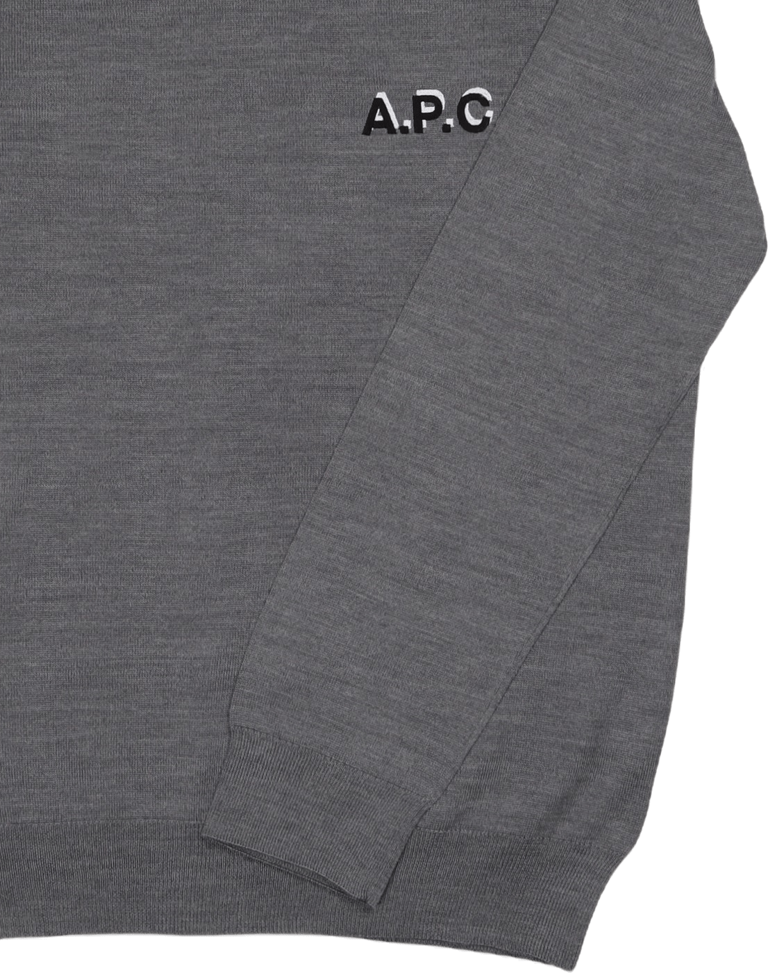 Pull Brian Gris Clair Chine - Bild 3