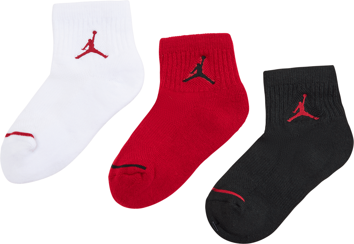 Kids Jumpman Crew Socks 3-Pack (5-7YR)