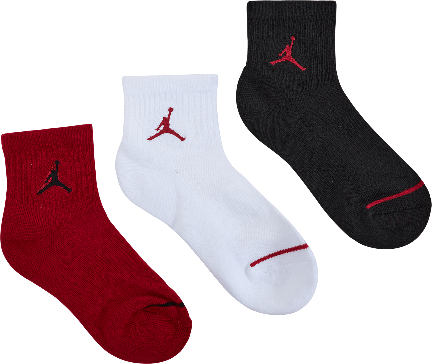 Kids Jumpman Crew Socks 3-Pack (7-9YR)
