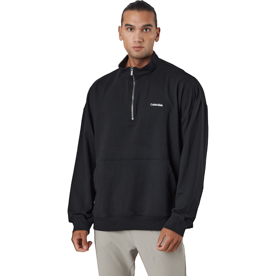 L/s Quarter Zip Black