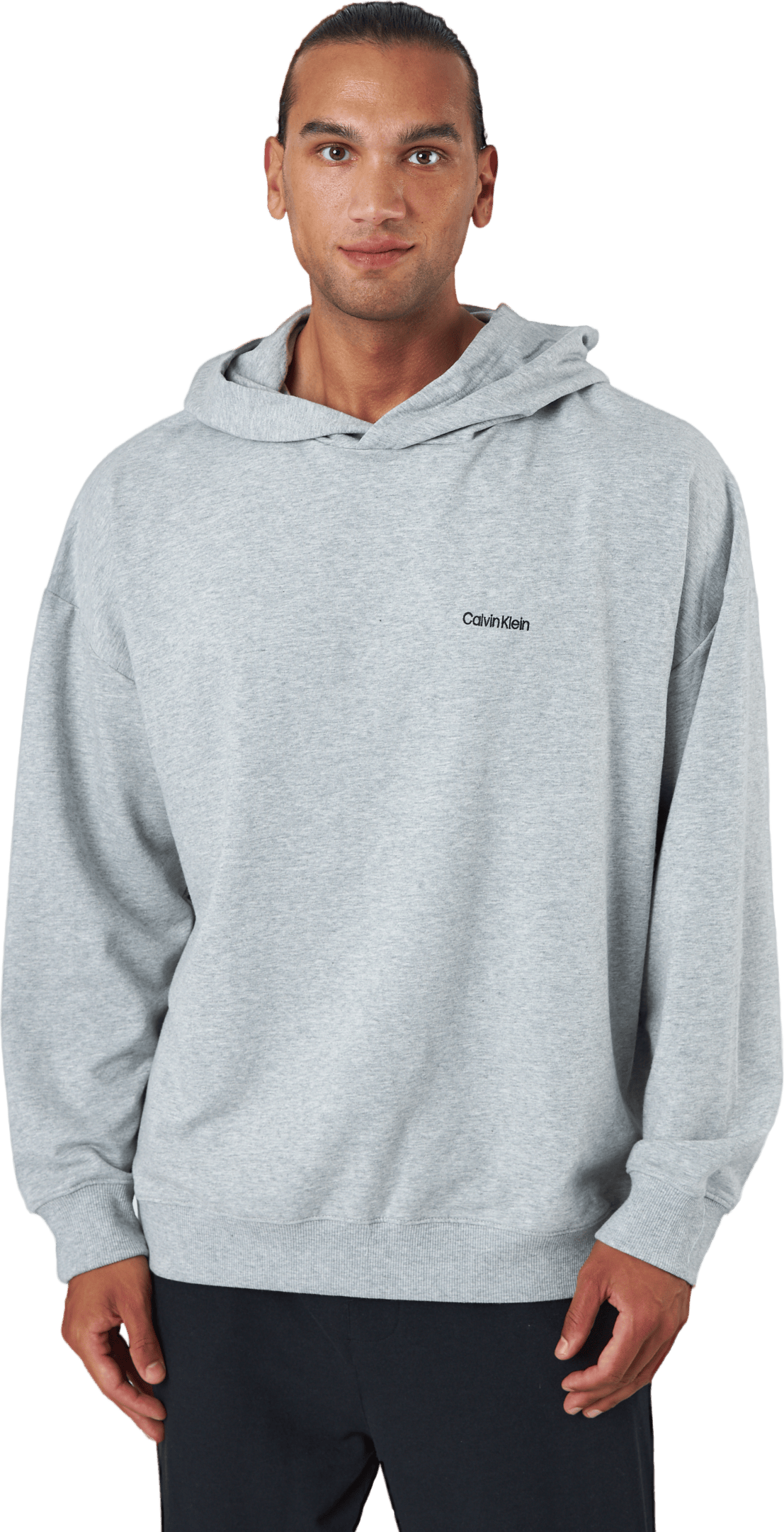 L/s Hoodie Grey Heather, Male, Odzież, Koszule, Szary, L
